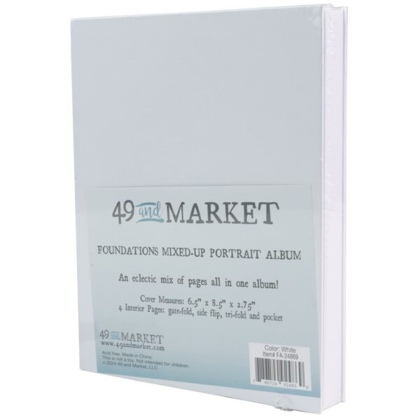 49 & MARKET FOUNDATIONS MIXED-UP PORTRAIT WHITE