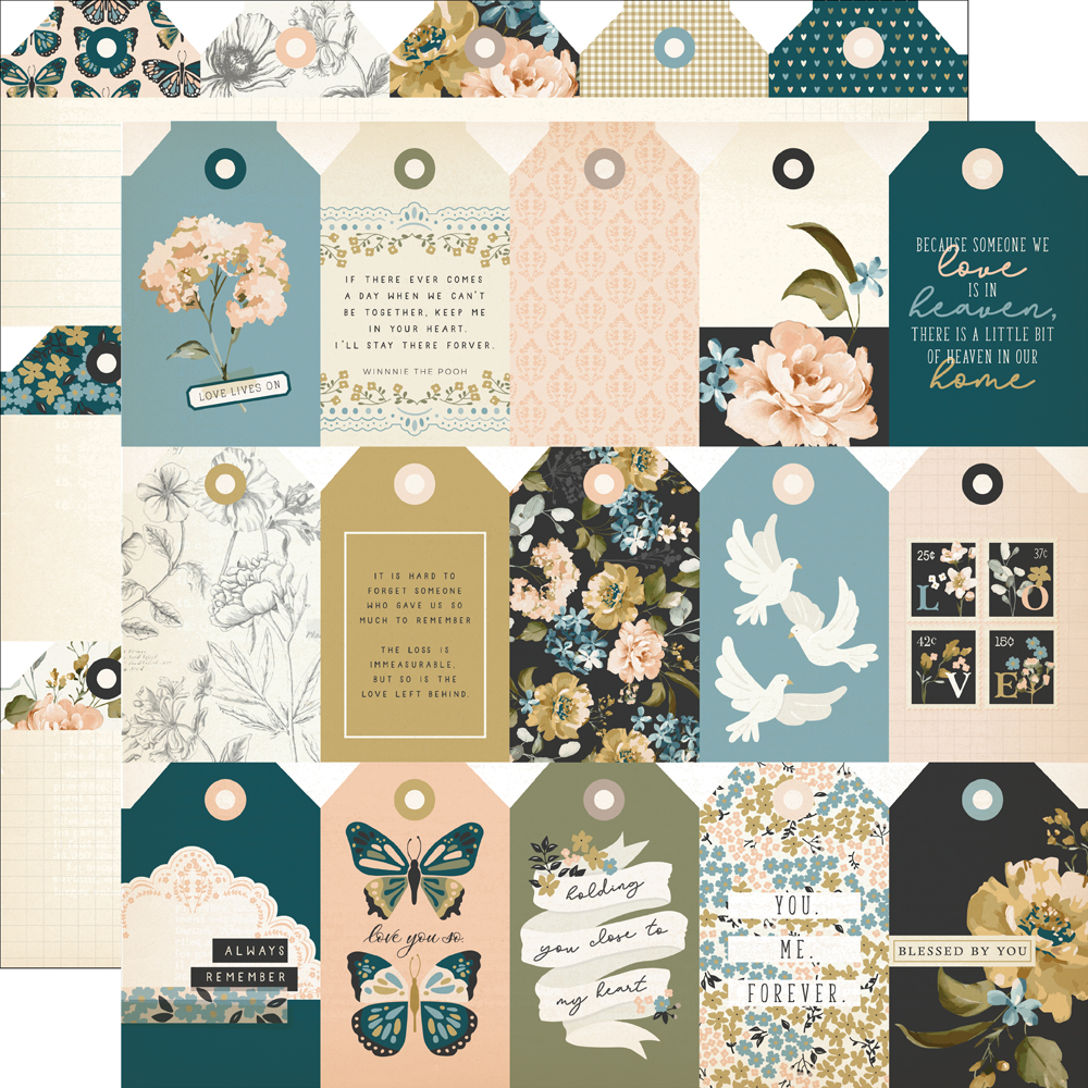 Simple Stories Remember 12X12 Tag Elements