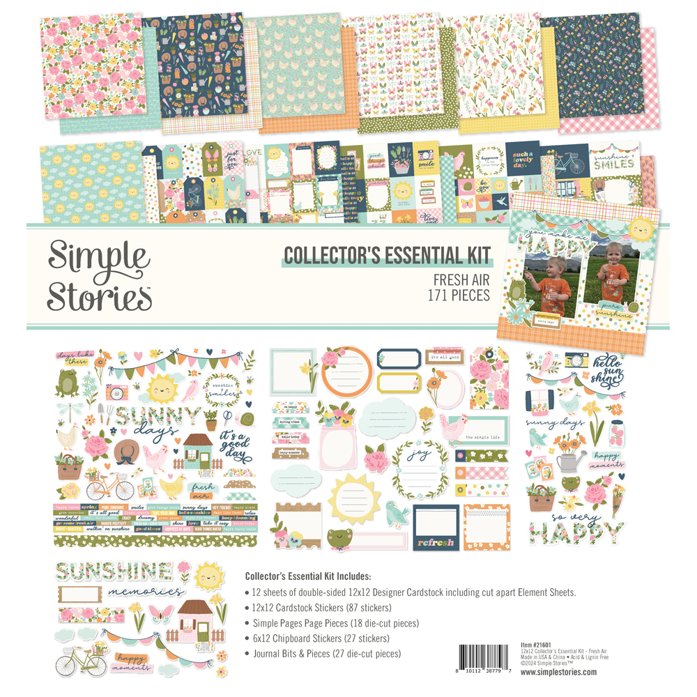 Simple Stories Fresh Air Collector’s Esimple Storiesential Kit