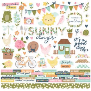 Simple Stories Fresh Air Cardstock Stickers