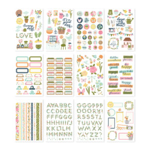 Simple Stories Fresh Air Sticker Book