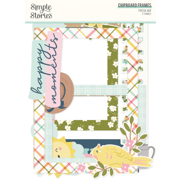 Simple Stories Fresh Air Chipboard Frames