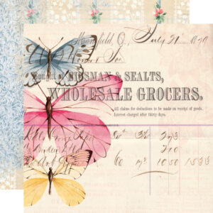 Simple Stories Simple Vintage Spring Garden 12X12 Spread Your Wings