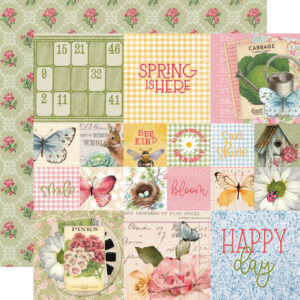 Simple Stories Simple Vintage Spring Garden 12X12 2X2/4X4 Elements