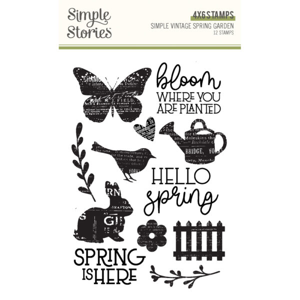 Simple Stories Simple Vintage Spring Garden Stamps