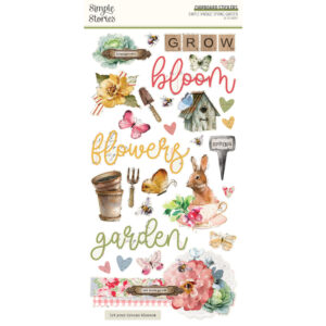 Simple Stories Simple Vintage Spring Garden 6X12 Chipboard