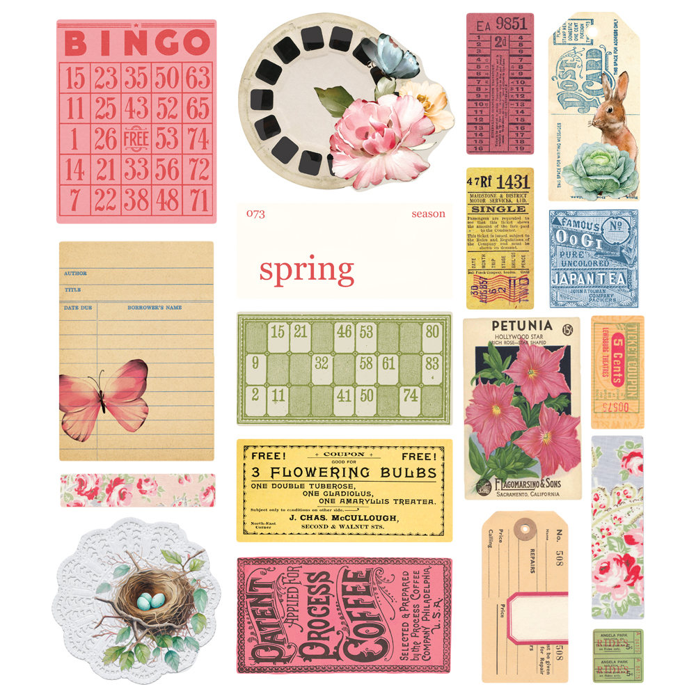 Simple Stories Simple Vintage Spring Garden Ephemera