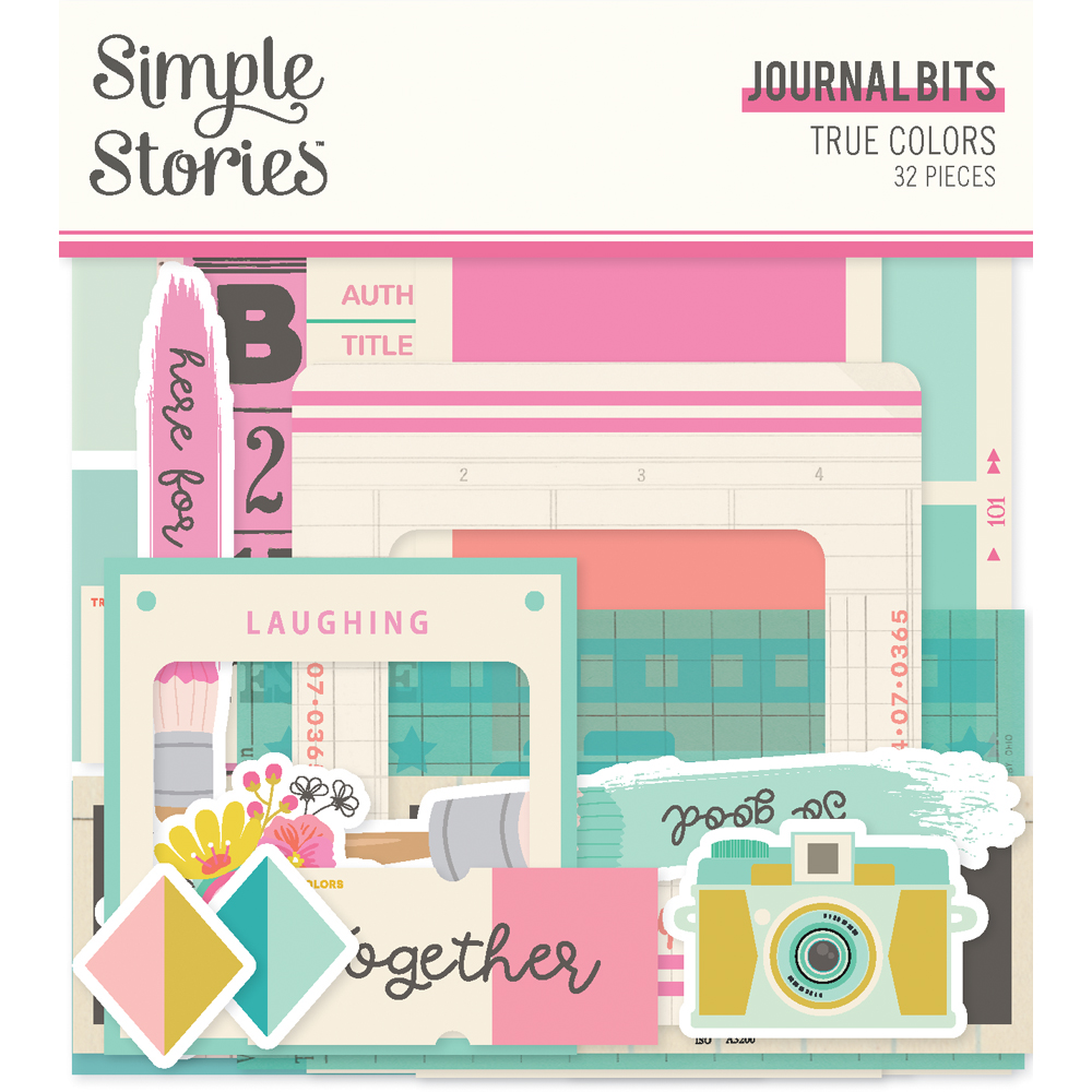 Simple Stories True Colors Journal Bits & Pieces