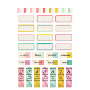 Simple Stories True Colors Sticker Book