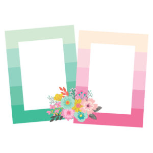 Simple Stories True Colors Chipboard Frames