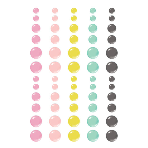 Simple Stories True Colors Enamel Dots