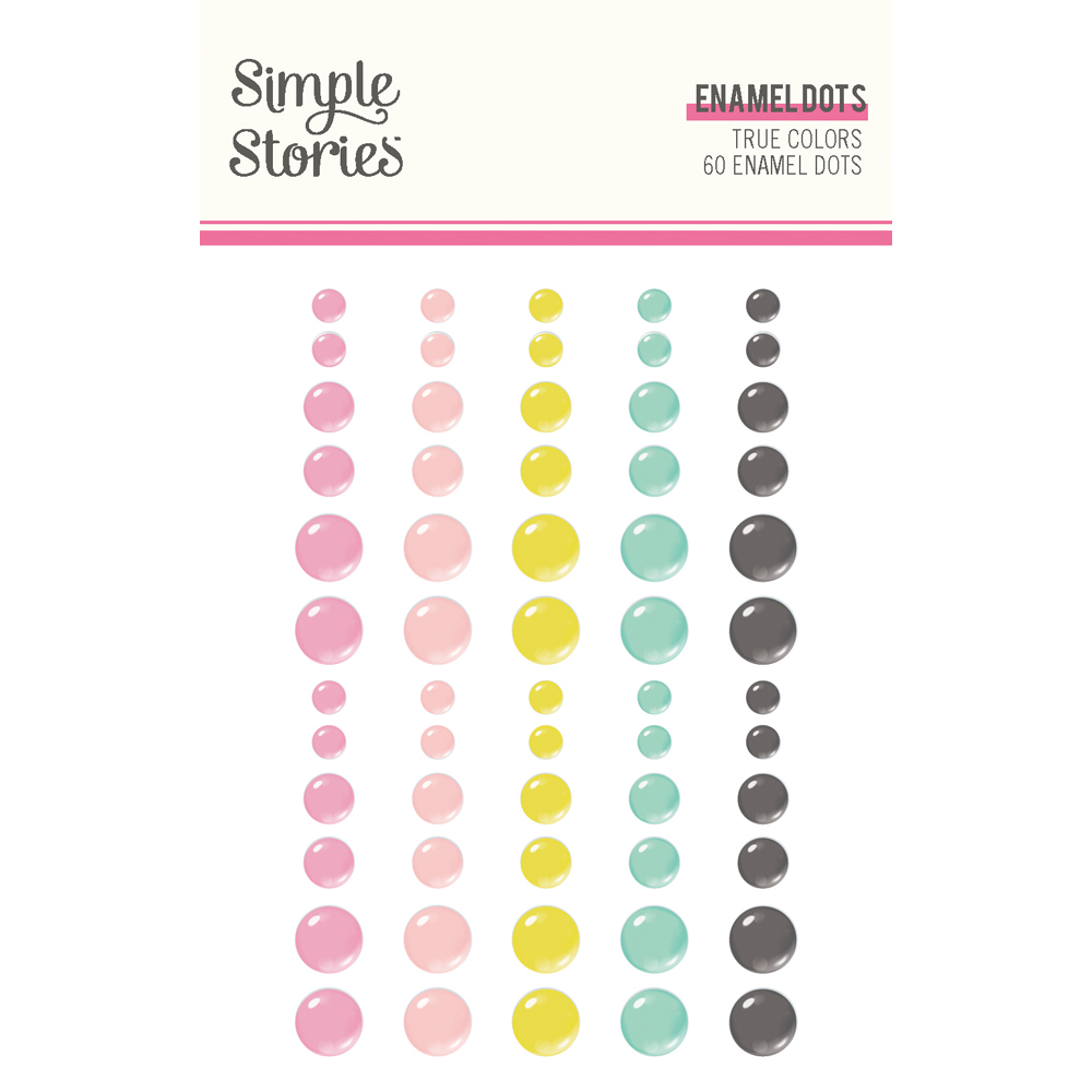 Simple Stories True Colors Enamel Dots