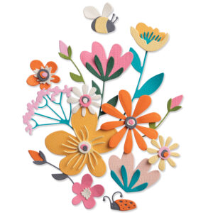 Sizzix Thinlits Die Fabulous Bold Flora