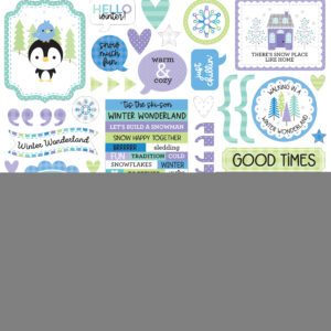 Doodlebug Snow Much Fun This & That Stickers