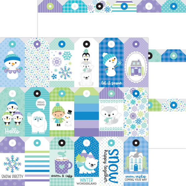 Doodlebug Snow Much Fun 12X12 Freeze Tag