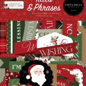 Carta Bella A Wonderful Christmas Titles & Phrases
