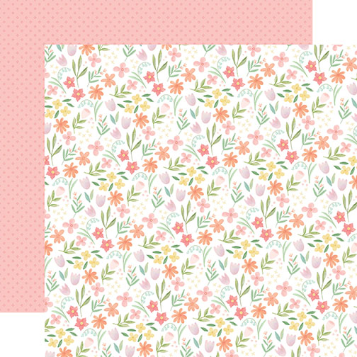 Carta Bella Here Comes Easter 12X12 Easter Blooms