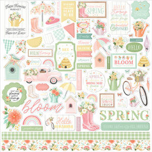 Carta Bella Here Comes Spring Element Sticker