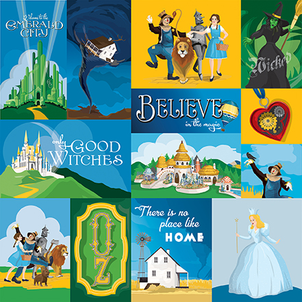 Carta Bella Wizard of Oz 12X12 Multi Journaling Cards