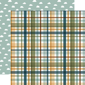 Echo Park Spec Delivery Baby Boy 12X12 Loved Boy Plaid