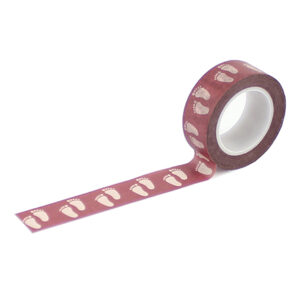 Echo Park Spec Delivery Baby Girl Washi Tape Sweet Girl Footprints