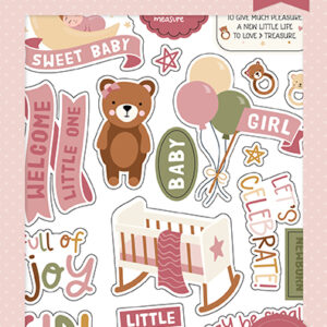 Echo Park Special Delivery Baby Girl Sticker Book