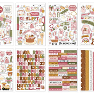 Echo Park Special Delivery Baby Girl Sticker Book