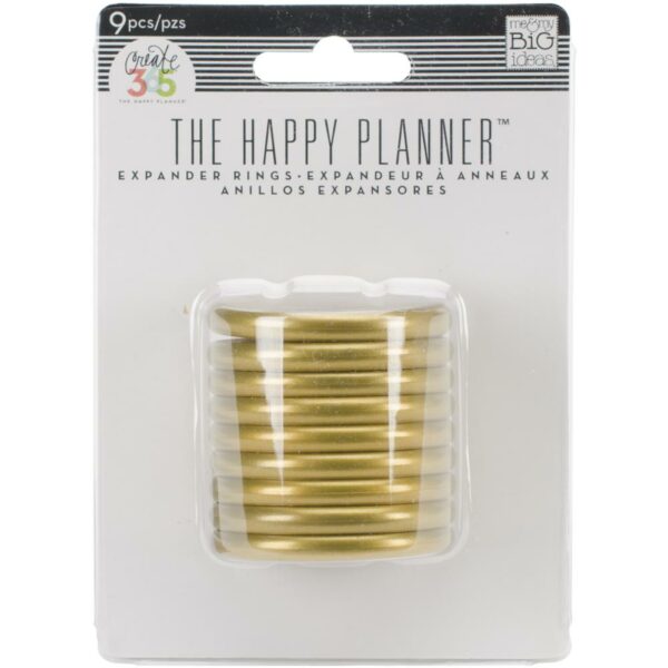 HAPPY PLANNER DISCS GOLD 1.75"