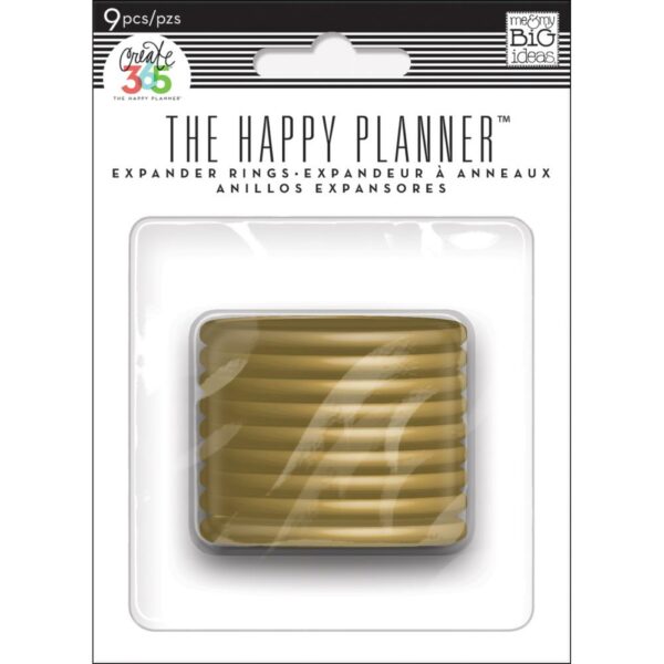 HAPPY PLANNER DISCS GOLD 1.75"