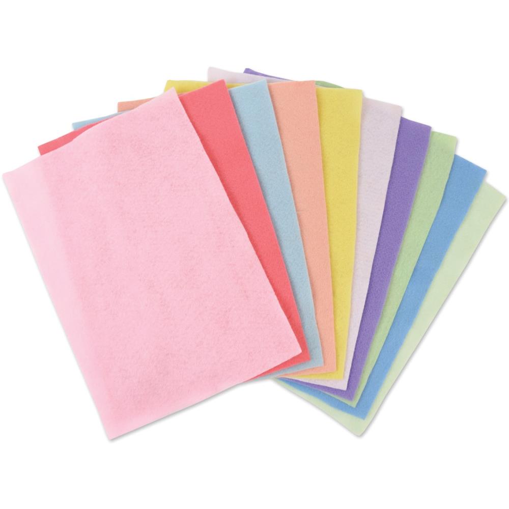 SIZZIX SURFACES FELT PASTEL COLORS