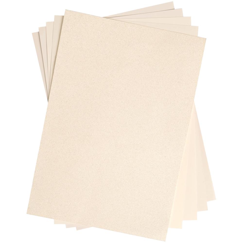 SIZZIX SURFACEZ OPULENT CARDSTOCK IVORY