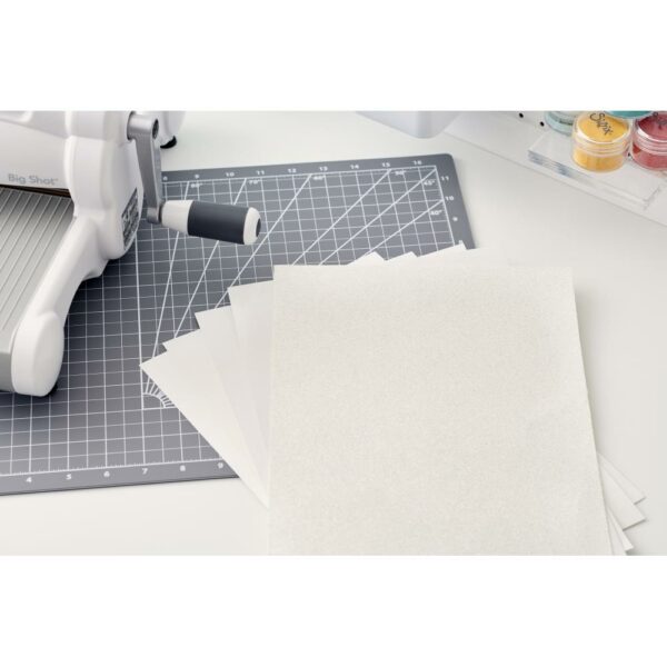 SIZZIX SURFACEZ OPULENT CARDSTOCK IVORY