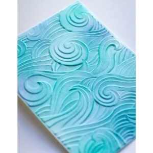 MEMORY BOX WAVES 3D EMBOSSING FOLDER