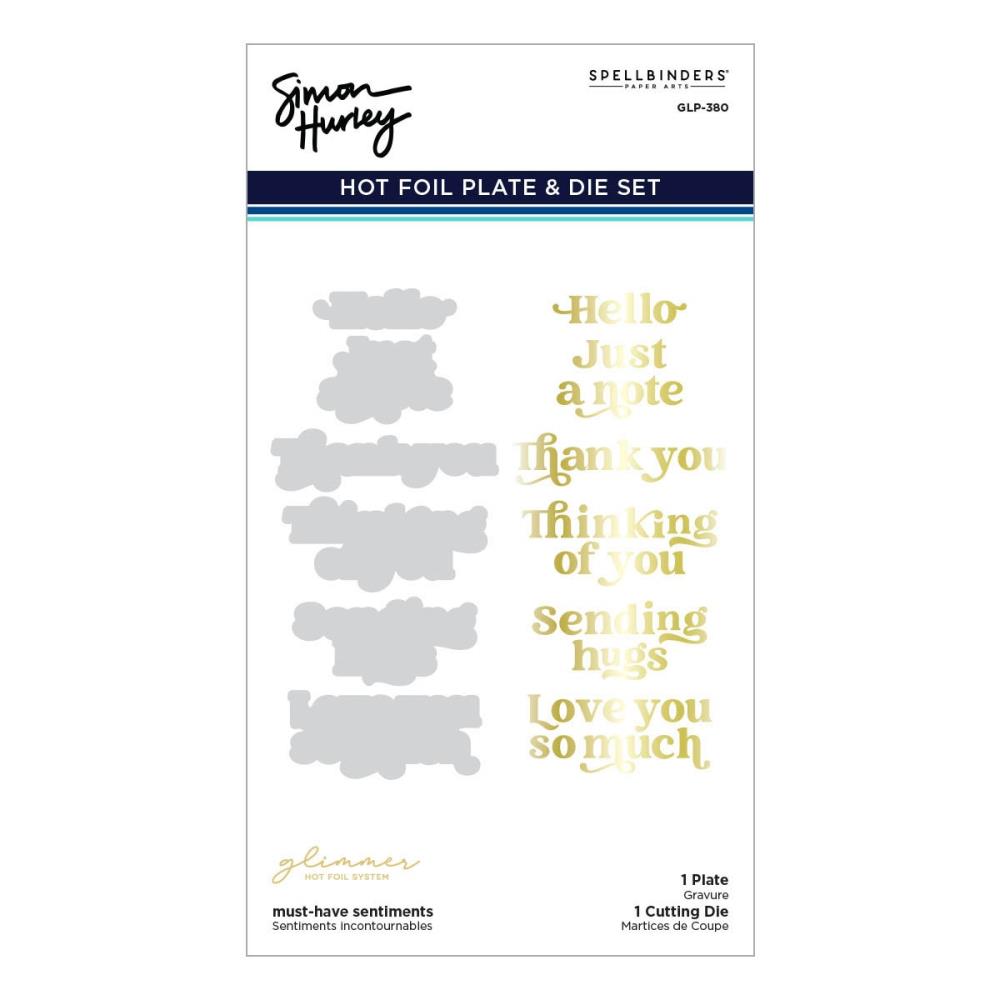 Spellbinders Foil/Die SH Must-have Sent