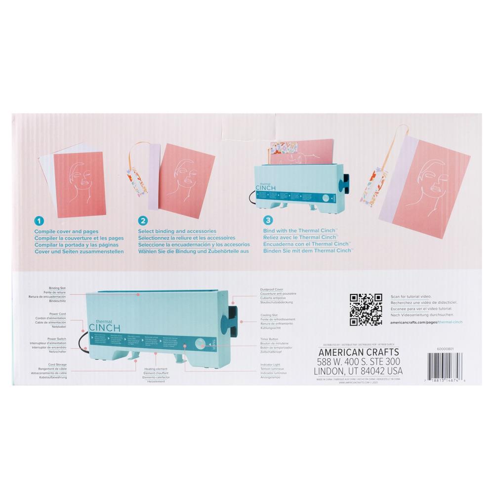 WE R MEMORY KEEPERS THERMAL CINCH BINDING MACHINE TEAL