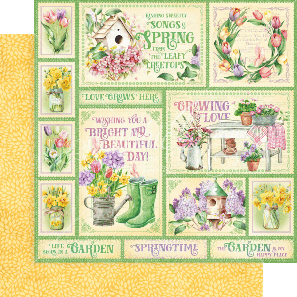 Graphic 45 Grow With Love 12X12 Bright Beautiful Day