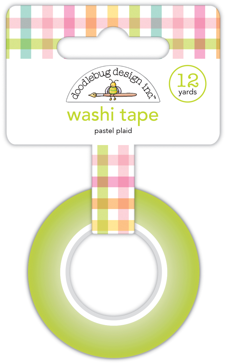 Doodlebug Pastel Plaid Washi Tape