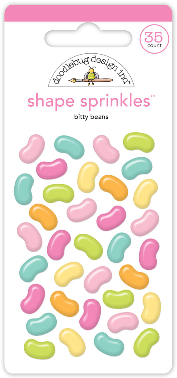 Doodlebug Bitty Beans Shape Sprinkles