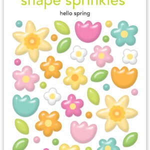 Doodlebug Hello Spring Shape Sprinkles