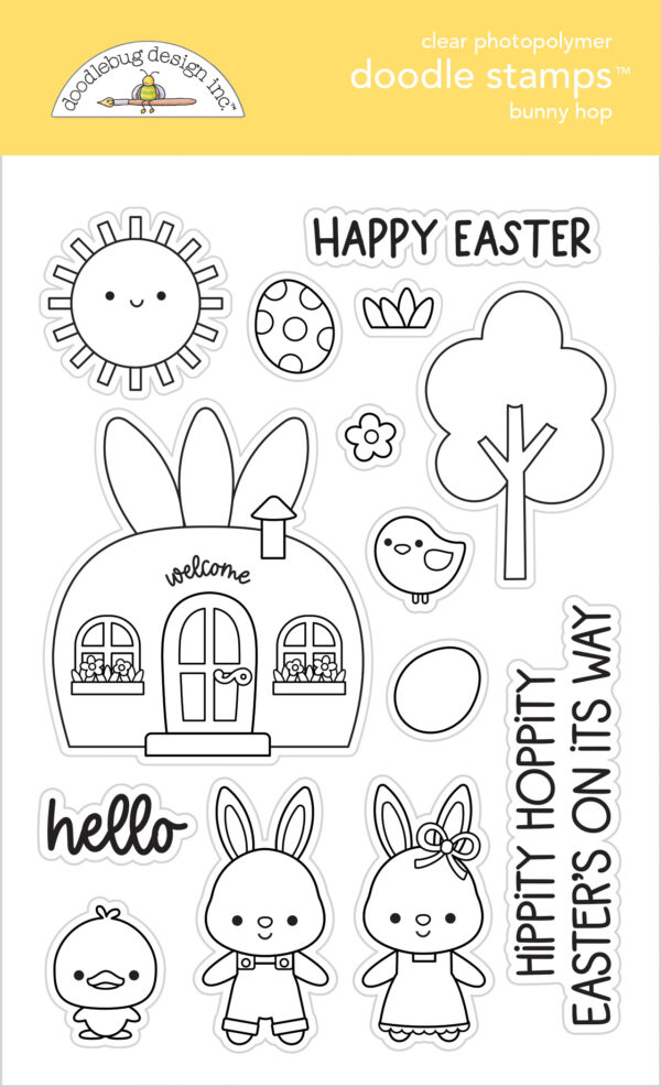 Doodlebug Bunny Hop Doodle Stamps