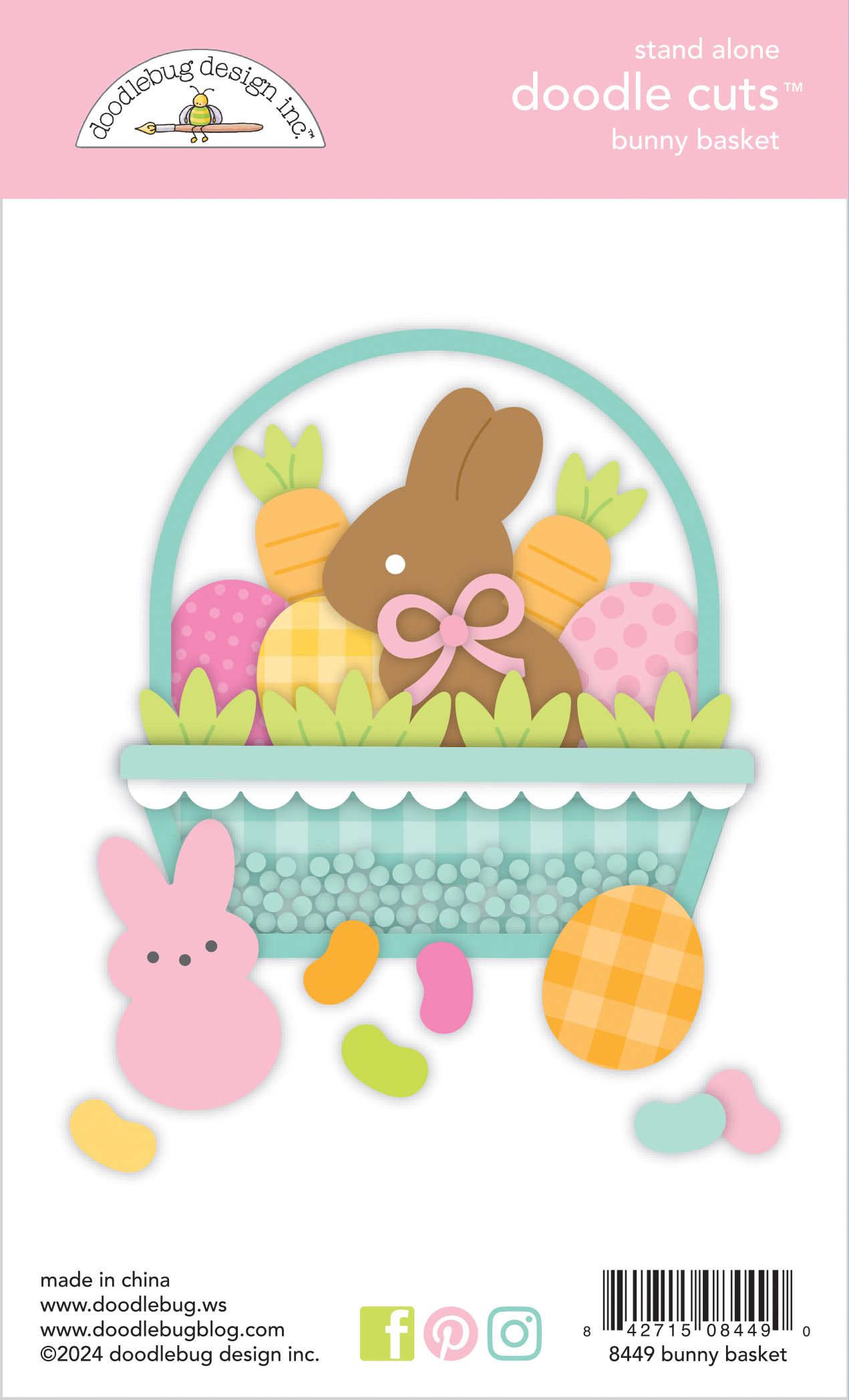 Doodlebug Bunny Basket Doodle Cuts