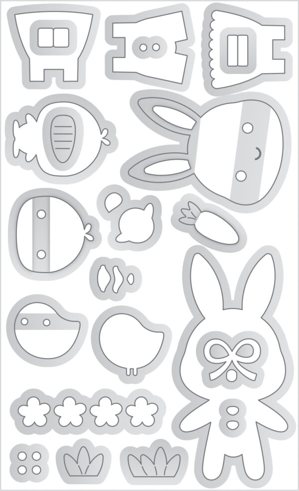 Doodlebug Bunny & Friends Doodle Cuts