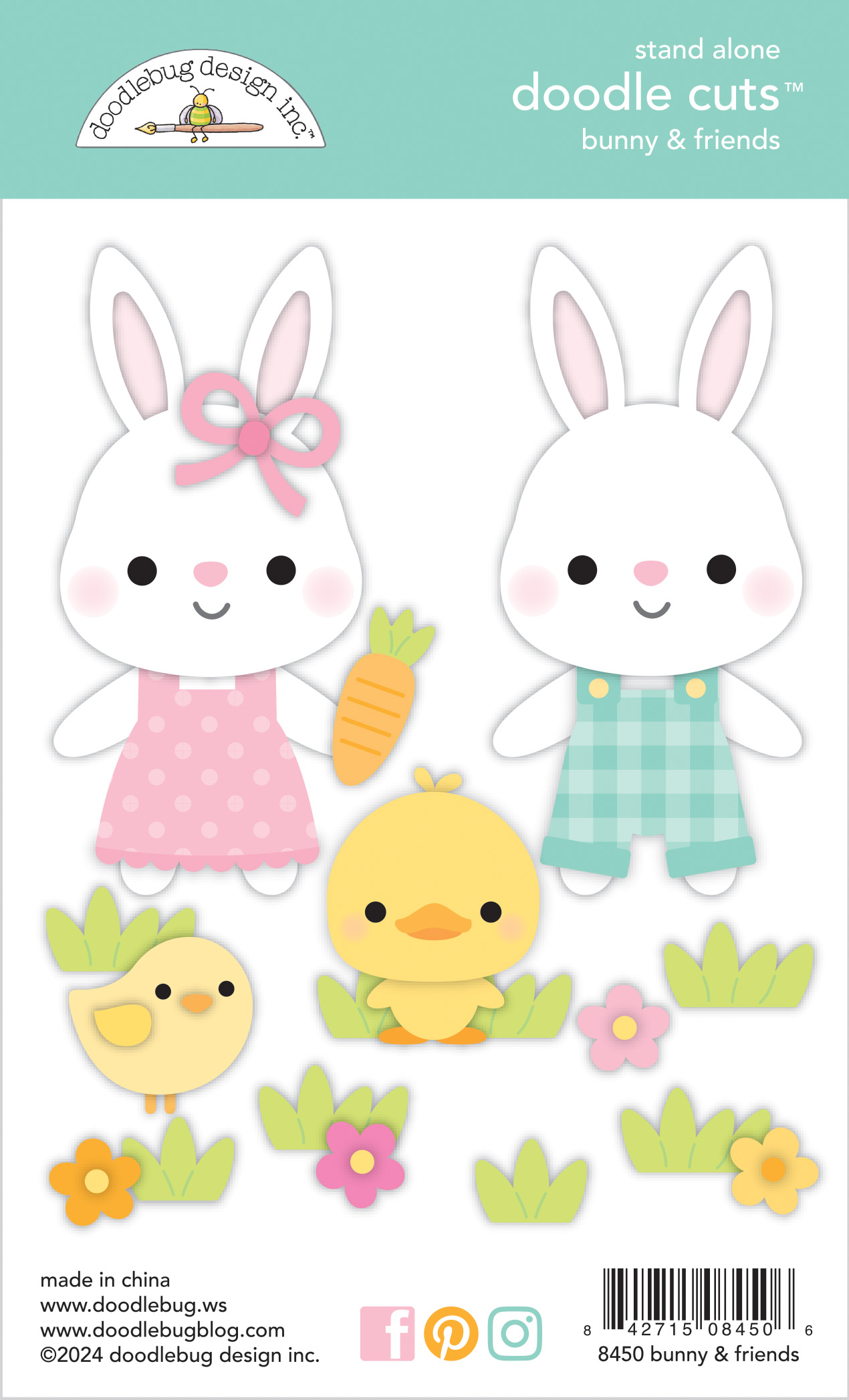 Doodlebug Bunny & Friends Doodle Cuts