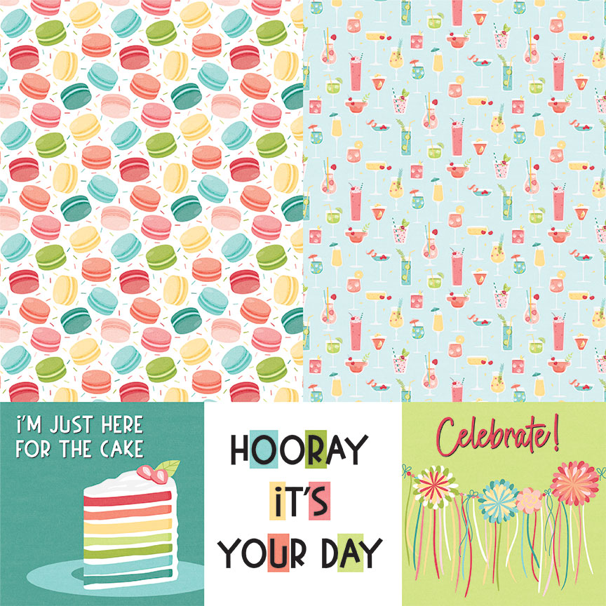 Photo Play Birthday Sparkle 12X12 Make A Speech