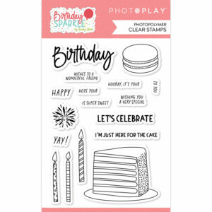 Photo Play Birthday Sparkle Stamps