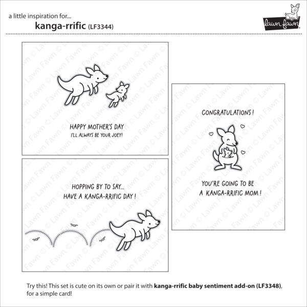 Lawn Fawn Stamp Kanga-rrific