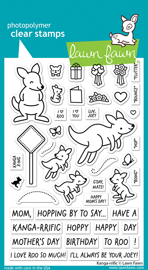 Lawn Fawn Stamp Kanga-rrific