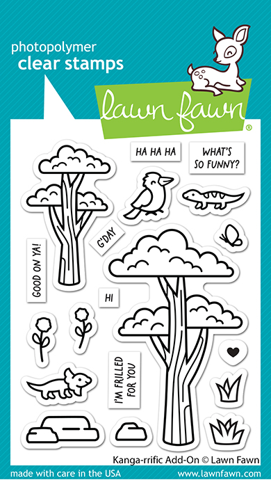 Lawn Fawn Stamp Kanga-rrific Add-on