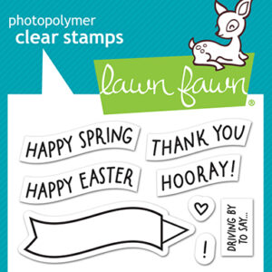 Lawn Fawn Stamp Carrot 'Bout You Banner Add-on