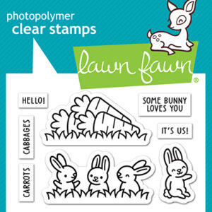 Lawn Fawn Stamp Hay There, Hayrides! Bunny Add-on